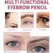 4D Hair Stroke Brow Stamp Brush Realistic Eyebrow Brush Multifunction Eyebrow Brush Eye Brow Concealer Contour Brush (2PCS) - Buy Online on GoSupps.com