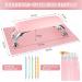 Big Arm Rest for Nails - Microfiber Leather Manicure Cushion Soft Removable Hand Rest for Nail Art & Toenails (Pink) - Essential Nail Tools Included - Buy Online on GoSupps.com