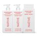 Native Shampoo & Conditioner Body Wash - Honey Crisp & Cider - Naturally Derived Ingredients Sulfate-Free Paraben-Free Strengthening Hair Care | Fall Seasonal Bundle (51 fl oz Total) - 3 Pk Honeysuckle 9 Fl Oz (Pack of 2)