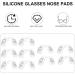 Beavorty Silicone Nose Pads - 5 Pairs Clear Replacement Cushions for Glasses & Sunglasses - Buy Online on GoSupps.com