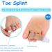 6Pcs Toe Straightener Splints & Cushioned Bandages - Correct Hammer Toes, Crooked Toes & Overlapping Toes - Buy Online on GoSupps.com
