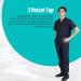 M&M SCRUBS Men's Medical Scrub Set - Top and Pants, Medium, Black - Buy Online on GoSupps.com