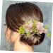 ifundom flower bridal comb bridal hair comb floral hair comb flower headpiece flower hair accessories womens accessories flowers for hair flower comb hair combs for women accessories Pink - Buy Online on GoSupps.com