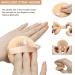 12 Piece Cotton Powder Puff Set - Soft Sponge Velvet Puffs for Loose Body Makeup - Buy Online on GoSupps.com