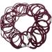 Topkids Accessories 36pc Thick & Thin Hair Bobbles for Girls and Women Hair Elastics Thin Hair Bands Thick Hair Bobbles Elastic Hair Bands Hair Accessories Hair Ties Hair Elastic Bands (Burgundy) - Buy Online on GoSupps.com