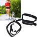 Hands Free Dog Leash with Zipper Pouch Durable Bungee with Reflective Strips Adjustable Waist Belt for Walking Jogging and Running Your Dog(black) - Buy Online on GoSupps.com