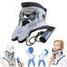 Bomby Cervical Neck Traction Device adjustable size neck cervical traction Neck stretcher with 3 power traction and 8 airbag support neck pain relief and stretching
