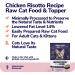 Miracle Vet Dehydrated Cat Food Topper - Chicken Vegetable Risotto - 58% Proteins - 15 oz - Buy Online on GoSupps.com