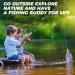 Lanaak Kids Fishing Pole and Tackle Box Set with Net, Travel Bag, Reel, Beginners Guide - Rod and Reel Kit for Boys, Girls, or Youth in Green - Buy Online on GoSupps.com