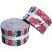 Red Black & White Collection: 40 Precut 2.5 Quilting Fabric Strips - Buy Online on GoSupps.com