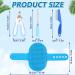 Bunny Grooming Kit - 4 Piece Set with Brush, Comb, Nail Clipper, Shampoo & Bath Brush - For Hamster, Guinea Pig - Pet Hair Remover - Adjustable Handle - Buy Online on GoSupps.com