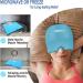 itherau Migraine Mask - Adjustable 360 Headache Relief Cap with Cold/Warm Compress Gel Pads for Migraines Swollen Eyes & Sinuses - Blue - Buy Online on GoSupps.com