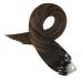 Shop Moresoo Microring Extensions | Real Hair #2/6/2 - Darkest Brown to Lightest Brown 50cm - Buy Online on GoSupps.com