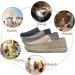 FZYUAN Men's Diabetic Walking Shoe - Lightweight Orthopedic Slippers for Plantar Fasciitis & Swollen Feet - Size 10 Blue - Buy Online on GoSupps.com