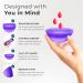 Ecoblossom Menstrual Original Disc - Reusable Period Discs Set (2 Large Discs) | Eco-Friendly Comfortable & Sustainable - Buy Online on GoSupps.com