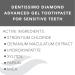 Dentissimo Diamond Advanced Gel Toothpaste for Sensitive Teeth - Fluoride Premium Swiss Oral Care 2.5oz - Made in Italy - International Shipping Available - Buy Online on GoSupps.com