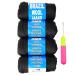 Brazilian Wool Hair Acrylic Yarn - 100% Natural Black Brazilian Wool for Crochet Braids/Box Braids/Jumbo Braiding/Senegalese Twist - Synthetic Fiber Extensions - Buy Online on GoSupps.com