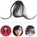 LALAFINA Piece Faux Bangs Clip in Bangs Clip on Air Bangs for Women Bangs Hair Extension Clip in Air Fake Bangs Fake Hair Black Gabor Wigs for Human Curtain No Trace Miss - Buy Online on GoSupps.com