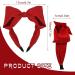 WLLHYF Red Bow Headband - Non-Slip Fashion Hair Accessory for Women, Valentine's Day Gift - Buy Online on GoSupps.com