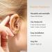Double Layer Hearing Aid Amplifier Domes Set (7mm/9mm/12mm * 12 Packs) for Open Fit RITE - Includes Carry Case - Buy Online on GoSupps.com