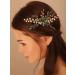 Deniferymakeup Green Crystal Emerald Gold Hair Comb for Wedding Brides Bridesmaid Hair Accessory for Women and Girls Ball Prom Party - Buy Online on GoSupps.com