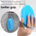 Linkidea Exfoliating Silicone Body Scrubber 4 Pack - Bath Brush for Shower Spa Massage - Skin Care Tool for Kids, Women, Men - Blue Pink - Buy Online on GoSupps.com