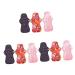 Clispeed 9 piece aunt towel reusable menstrual inserts Reusable women bandage charcoal ladies lords Washable ladies bands periodic inserts matt bamboo coal different colors x 3 pieces 33x19x0.5cmx3pcs