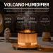 Essential Oil Diffuser - Volcano Humidifier 500ml Remote Control 2 Modes Auto-Off for Home & Office - Black - Buy Online on GoSupps.com