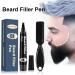 Beard Pencil Filler For Men With Beard Brush Black Beard Filler Pen For Instant Fuller Beard Beard Thickener For Men Beard Grooming Kit For Men Beard Gifts For Men Waterproof Beard Pencil - Buy Online on GoSupps.com