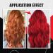 Temporary Hair Wax Colour Red Hair Dye One-time Temporary Modeling Natural Colour Wash Out Easily Hair Dye Wax for Party Cosplay DIY Halloween (Red) - Buy Online on GoSupps.com