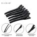 Black Carbon Hair Clips - 6 Piece Set for Hairdressers | 12 cm Professional Hair Styling Tool - Buy Online on GoSupps.com