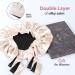 Hat Hut Satin Bonnet for Curly Hair | Double Layer Reversible Sleeping Cap | Champagne/Black - Buy Online on GoSupps.com