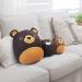 LotFancy Bear Plush Pillow Set of 3 - Mama Bear and Cubs Family | Cute 30cm & 17cm Squishy Stuffed Animals Hugging Toy - Buy Online on GoSupps.com