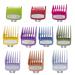 10 Pack Clipper Guards Cutting Guides Compatible With Wahl Clipper with Metal Clip/Color Coded-From 1/16 Inch To 1 Inch(1.5-25mm)