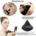 6+1 Pieces Triangle Powder Puff Set with Kabuki Foundation Brush | Soft Velour Face and Body Makeup Puffs | Wet Dry Makeup Tool - White - Buy Online on GoSupps.com