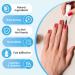 15ML Nail Polish Remover Gel Nail Polish Remover Professional Gel Remover for Nails with Nail File & Nail Polish Scraper Quick & Easy Polish Remover Doesn't Hurt Nails Blue - Buy Online on GoSupps.com