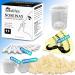 Nose Waxing Kit for Men - Ear Hair Wax Removal for Men & Women Painless Depilatory Nose Wax Beans Hair Removal with 20 Wax Sticks Applicators Over 20 Times Usage