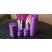 Travel Eye Drop Vials Holders - Pack of 2 - Short & Tall Sizes - Screw-On Lid - Znet3D (Purple) for International Shipping - Buy Online on GoSupps.com