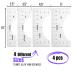 Mr. Pen Tshirt Ruler 4 pcs - Tshirt Alignment Tool for Vinyl Heat Press - Kids & Adults Shirt Centering Guide - Buy Online on GoSupps.com
