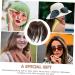 MAGICLULU Piece Wig Synthetic Mini Claw Clips for Hair Human Hair Extensions Hair Extensions Topper Curly Bangs Hair Clip Fringe Hair Toppers Ponytail Invisible Chemical Fiber Middle Aged 13.50X13.50X4.00CM As Shown - Buy Online on GoSupps.com
