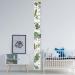 MHJY Kids Height Measure Wall Chart - Tropical Jungle Theme - 7.9'' x 79'' Canvas Growth Chart for Boys and Girls - Buy Online on GoSupps.com