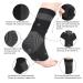 Adjustable Ankle Bandage - 2 Pack Breathable Elastic Support for Injury Recovery - Buy Online on GoSupps.com