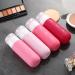 Gemice Portable Travel Bottle 4 Pack Silicone Travel Containers Set LeakProof Refillable Squeezable for Lotion Liquid Shampoos Soap and Toiletries (90ml) Red - Buy Online on GoSupps.com