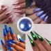Chrome Nail Powder - 6 Box Colorful Nail Powder - Metallic Nail Art Pigment Powder Set - Mirror Effect Nail Chrome Powders for Nail Art Design Decoration - Buy Online on GoSupps.com