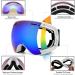 Juli Ski Goggles - Winter Snow Sports Snowboard Goggles, Anti-Fog Lens, BNC White/Blue - Buy Online on GoSupps.com
