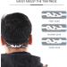 30Pcs Adjustable Mask Ear Hooks for Ear Pain Relief - Black & White | Earmuffs for Adults and Children - Buy Online on GoSupps.com