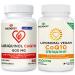 CoQ10 600mg 1PCS Bundle with 1000mg Liposomal CoQ10 Ubiquinol Supplement 1PCS