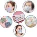 20 pcs Adjustable Elastic Bands with Silicone Buckle for DIY Handmade Masks (White) - Buy Online on GoSupps.com