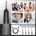 KUSKER Cordless Water Dental Flosser - 5 Modes, 4 Jet Tips - Rechargeable & Waterproof Oral Irrigator for Home & Travel (Black) - Buy Online on GoSupps.com