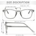 Square Blue Light Blocking Glasses for Men & Women - Spring Hinge Grey - Protect Your Eyes International Shipping - Buy Online on GoSupps.com